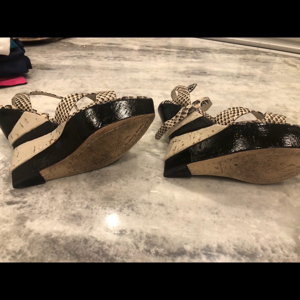 Alice and Olivia wedge sandals